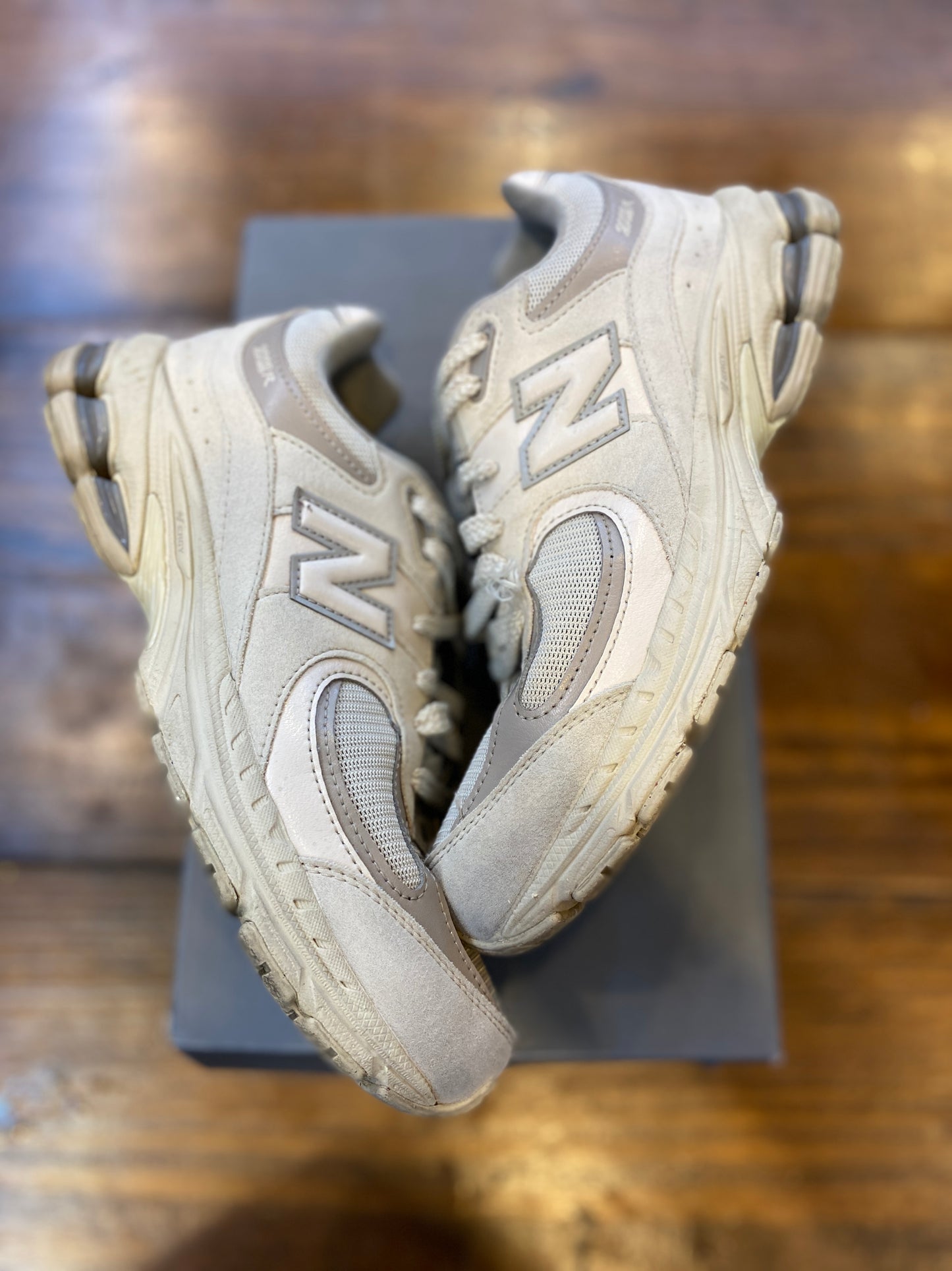 New Balance 2002R Timberwolf Arid Stone (GS) PRE-OWNED