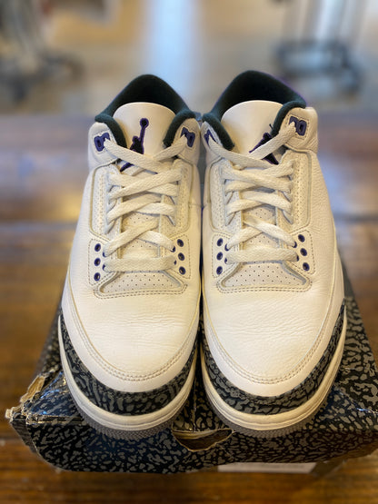 Jordan 3 Retro Dark Iris PRE-OWNED