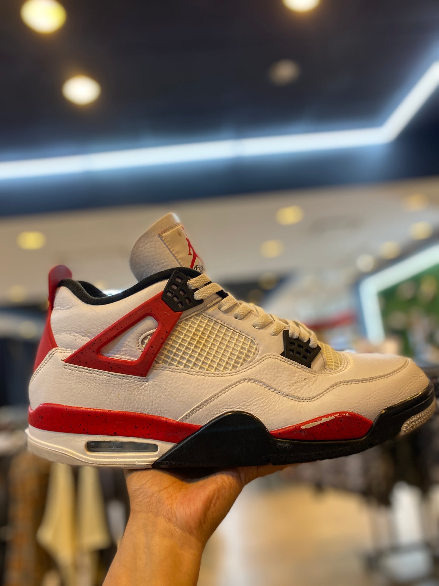 Jordan 4 Retro Red Cement PRE-OWNED