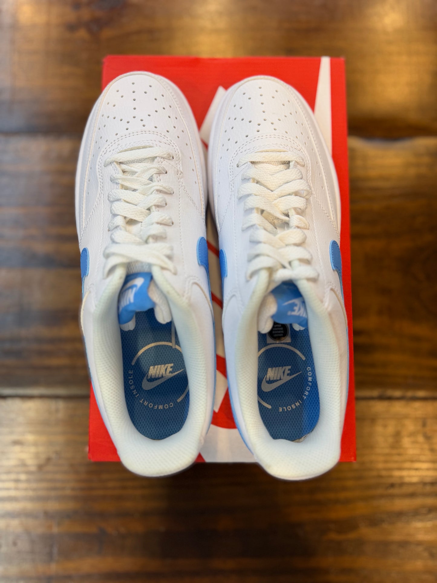 Nike Court Vision Low White University Blue PRE-OWNED