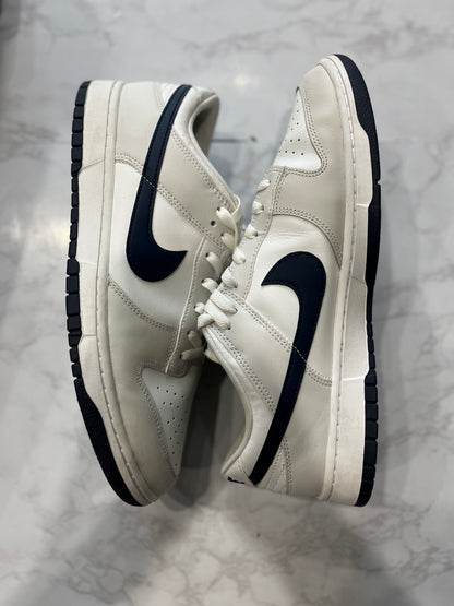 Nike Dunk Low Retro White Midnight Navy PRE-OWNED