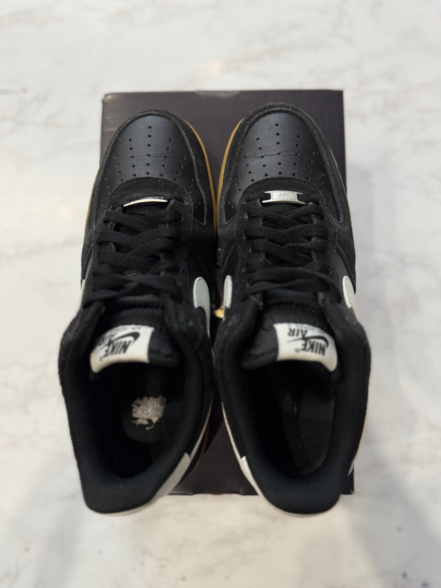 Nike Air Force 1 Low '07 LV8 Black Summit White Gum PRE-OWNED