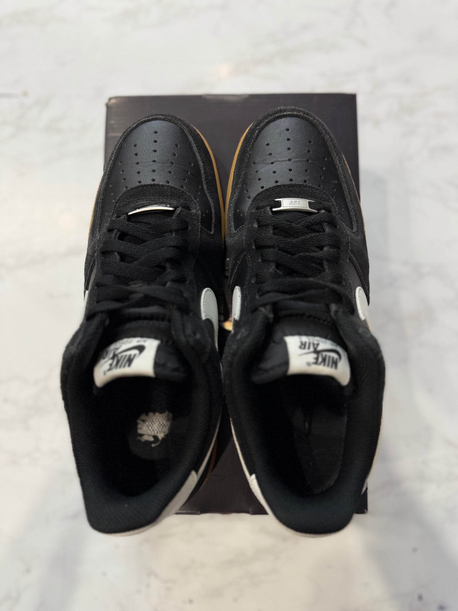 Nike Air Force 1 Low '07 LV8 Black Summit White Gum PRE-OWNED