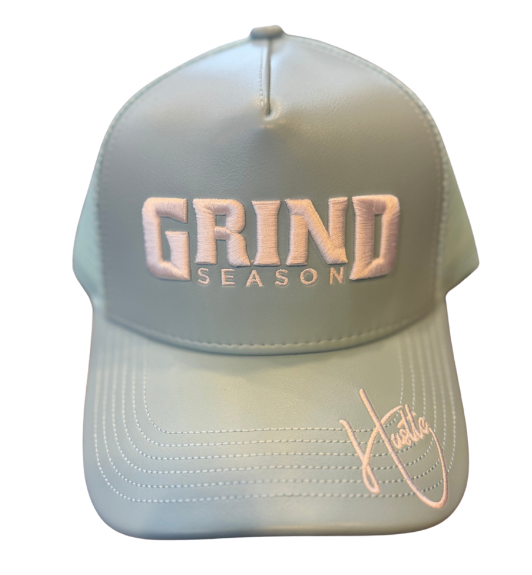 YBE Grind Season Leather Hat Baby Blue