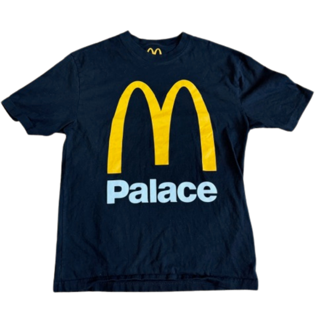 Palace x McDonald's Logo T-shirt Black (PRE-OWNED)