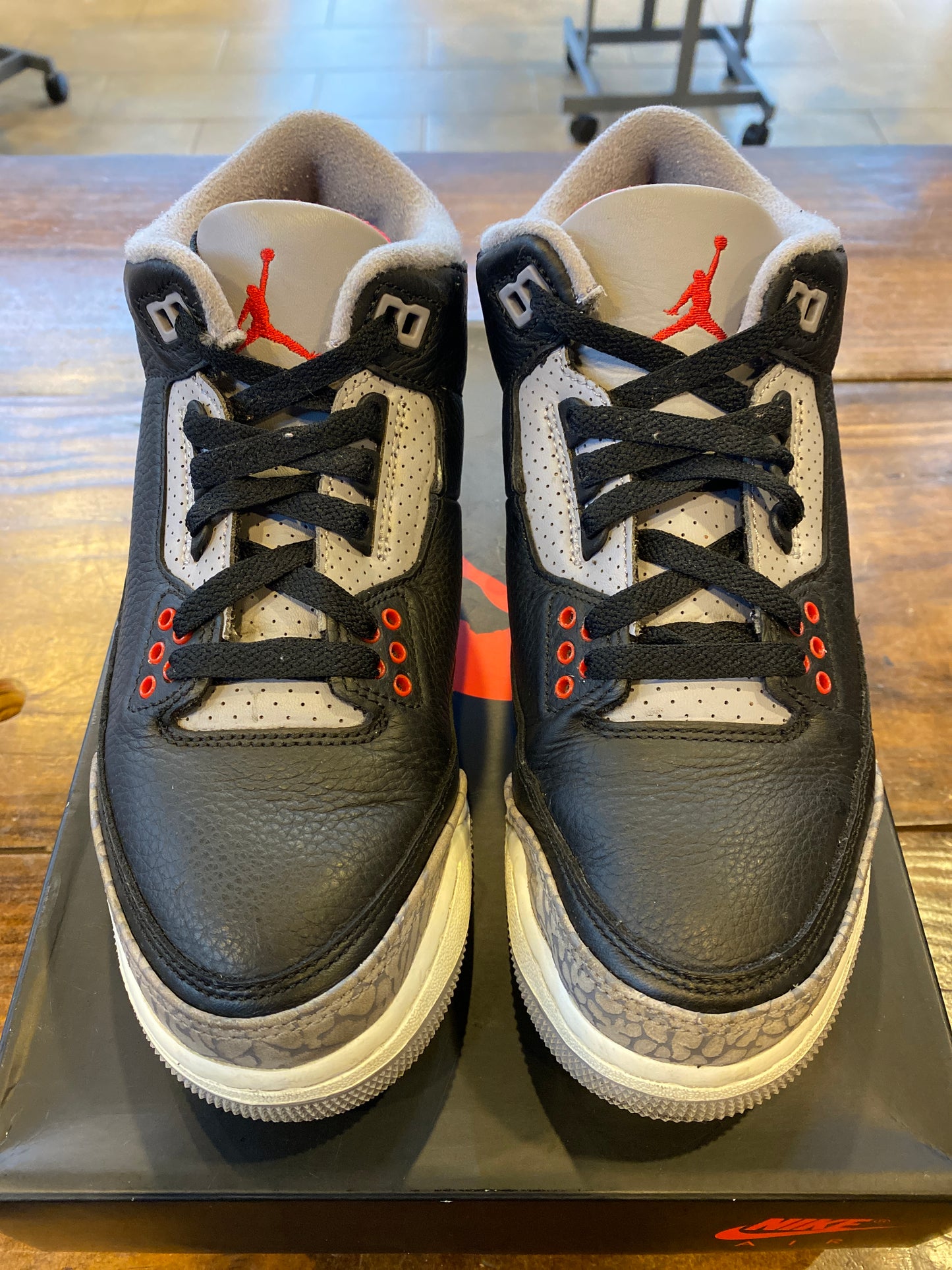 Jordan 3 Retro Black Cement (2024) (GS) PRE-OWNED