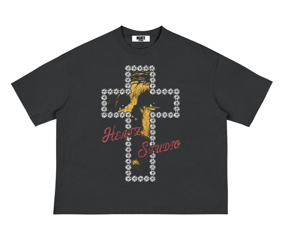 Heatz Studio Diamond Cross Tee
