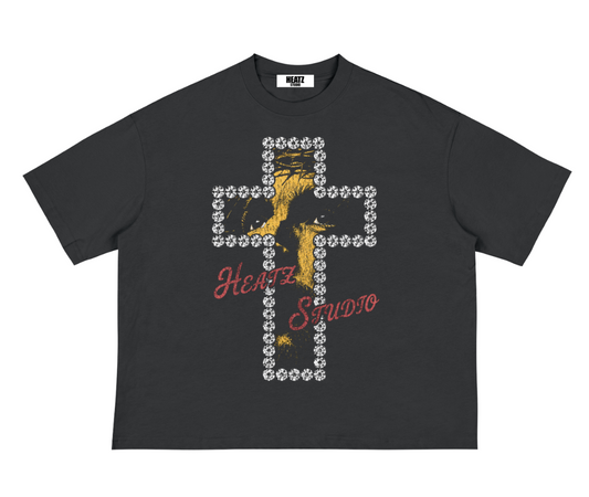 Heatz Studio Diamond Cross Tee