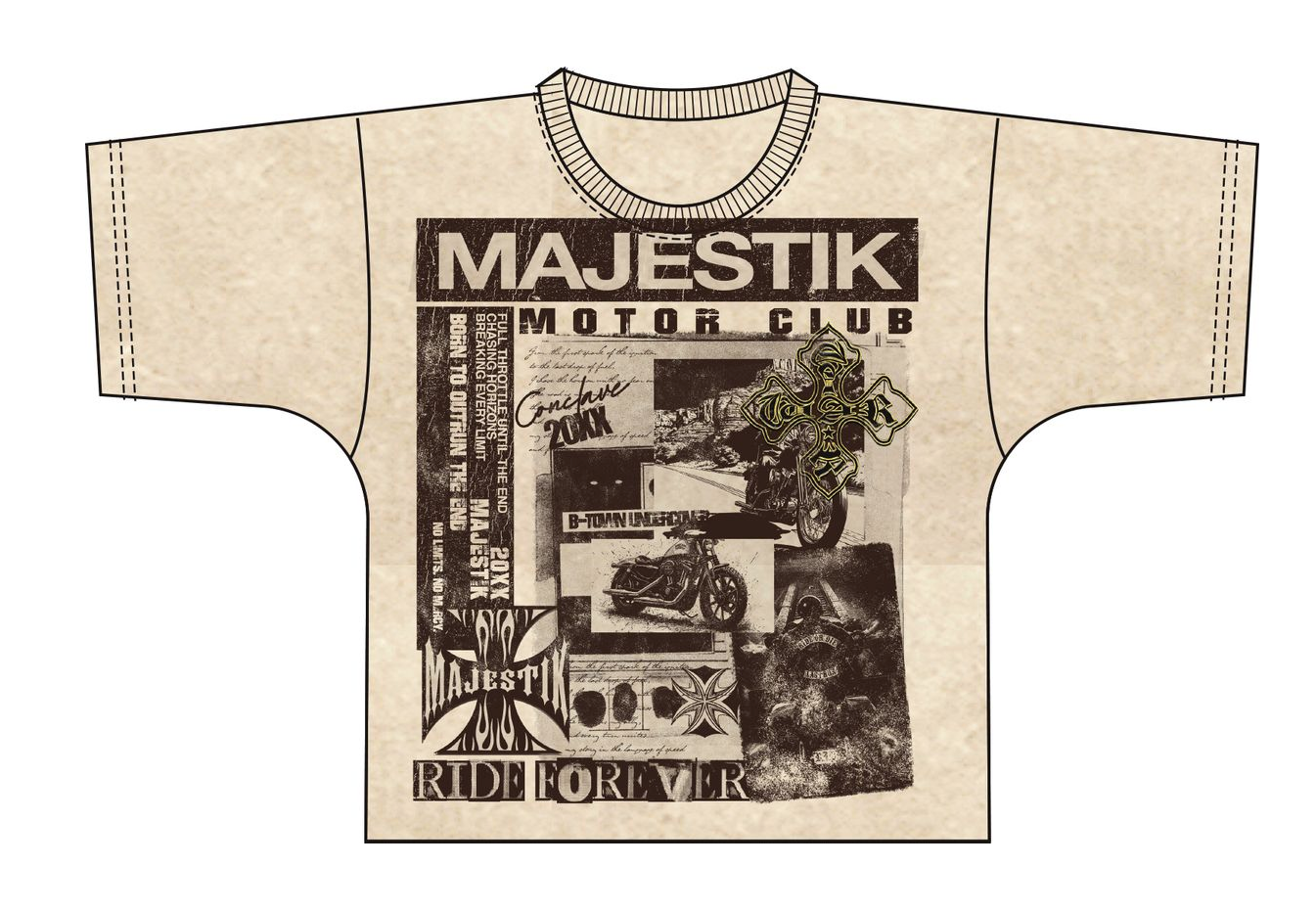 Majestik Motor Club Tee