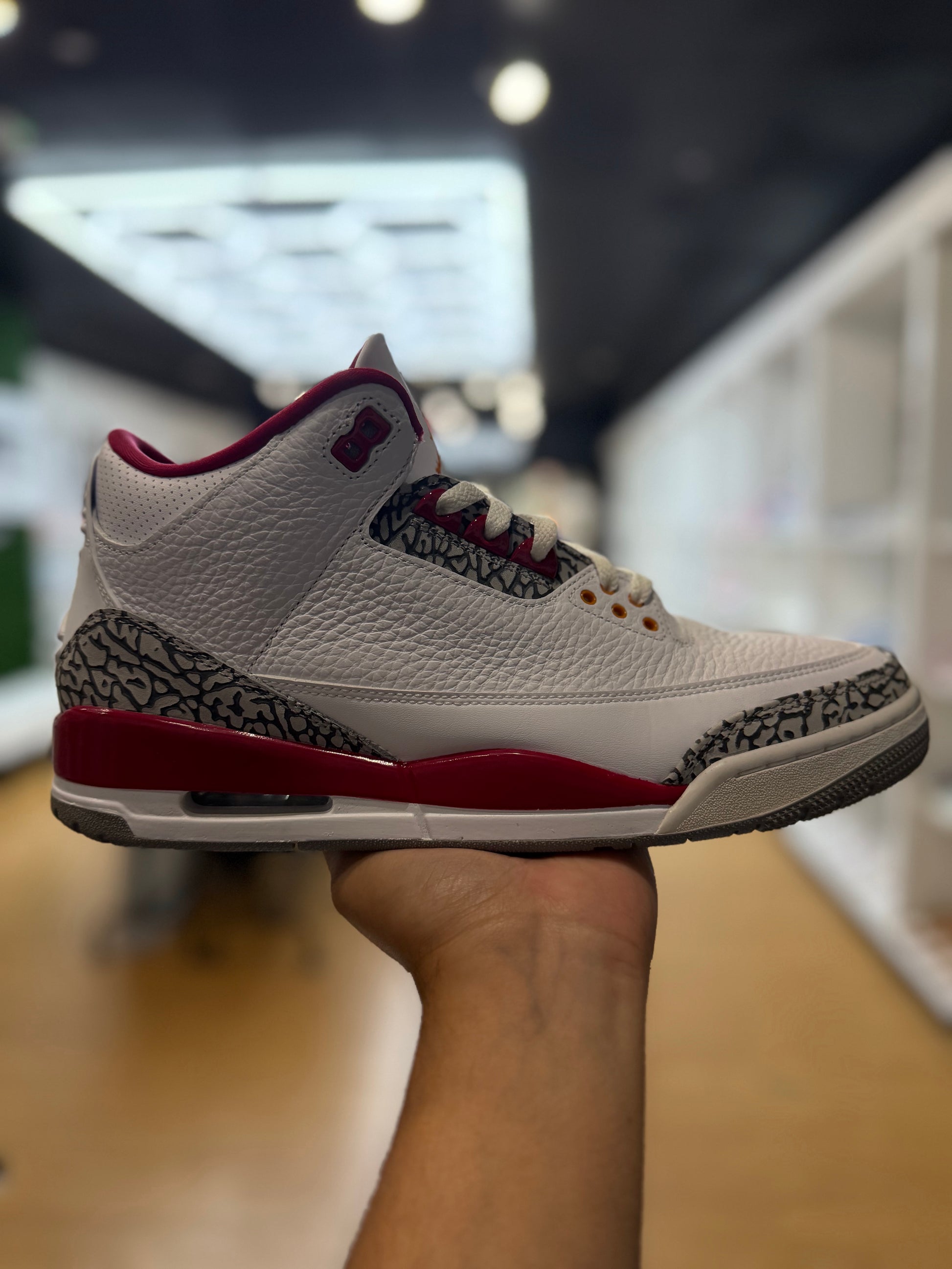 Jordan 3 Retro Cardinal Red PRE-OWNED