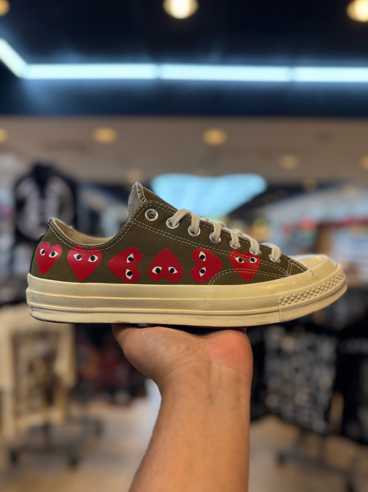 Converse Chuck Taylor All Star 70 Ox Comme des Garcons Olive PRE-OWNED