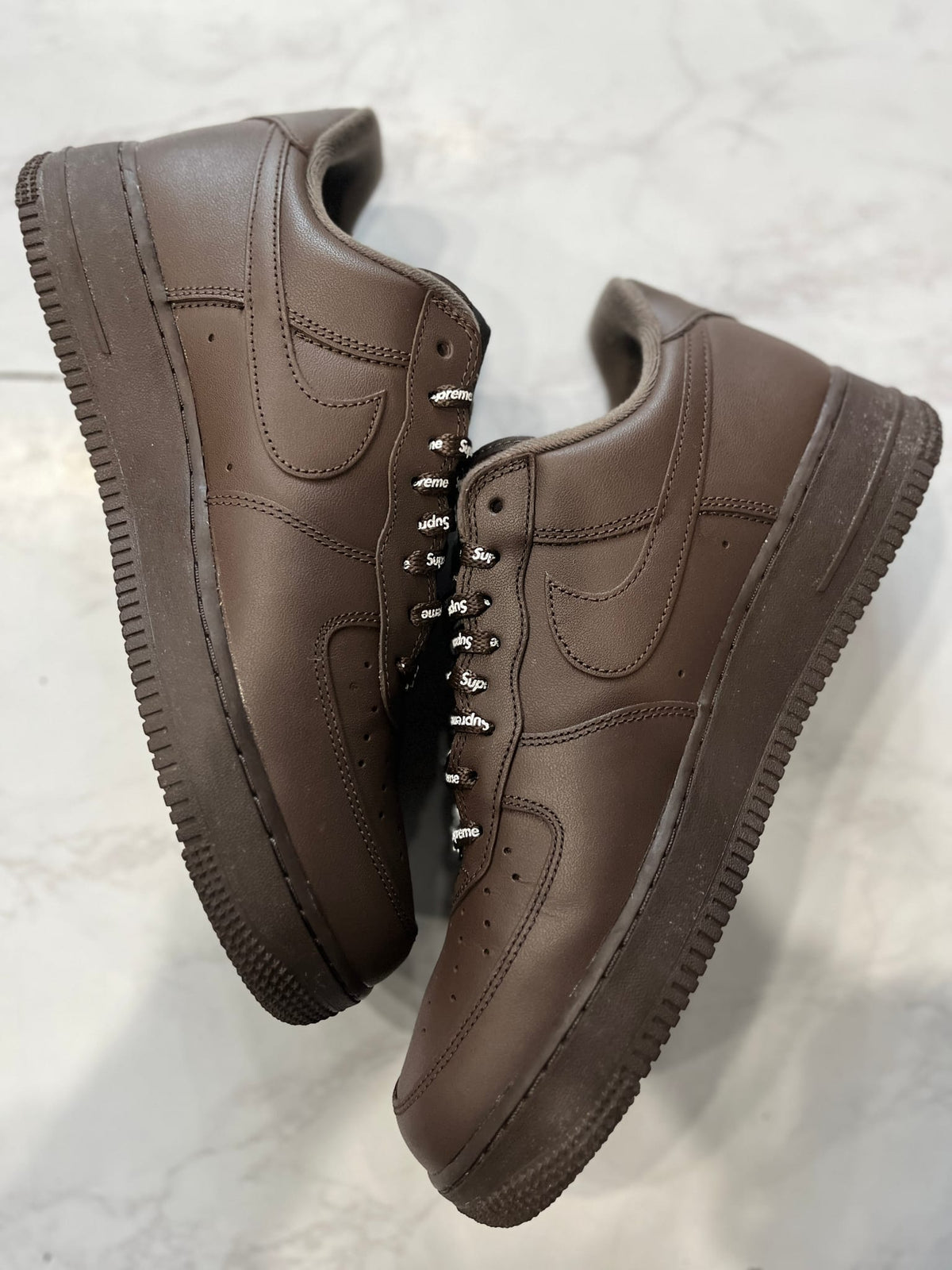 Nike Air Force 1 Low Supreme Baroque Brown PRE-OWNED