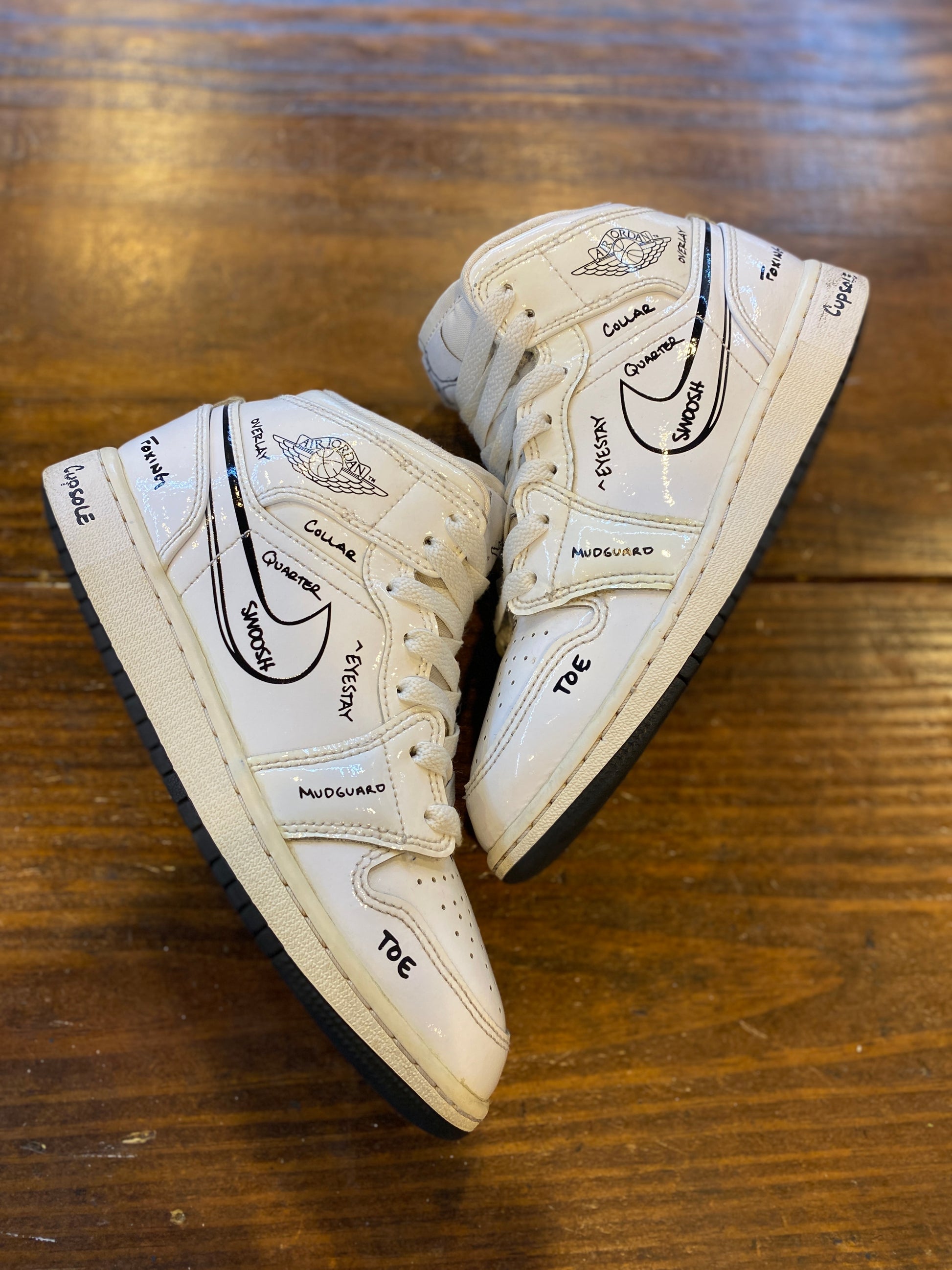 Jordan 1 Mid Schematic (GS) PRE-OWNED