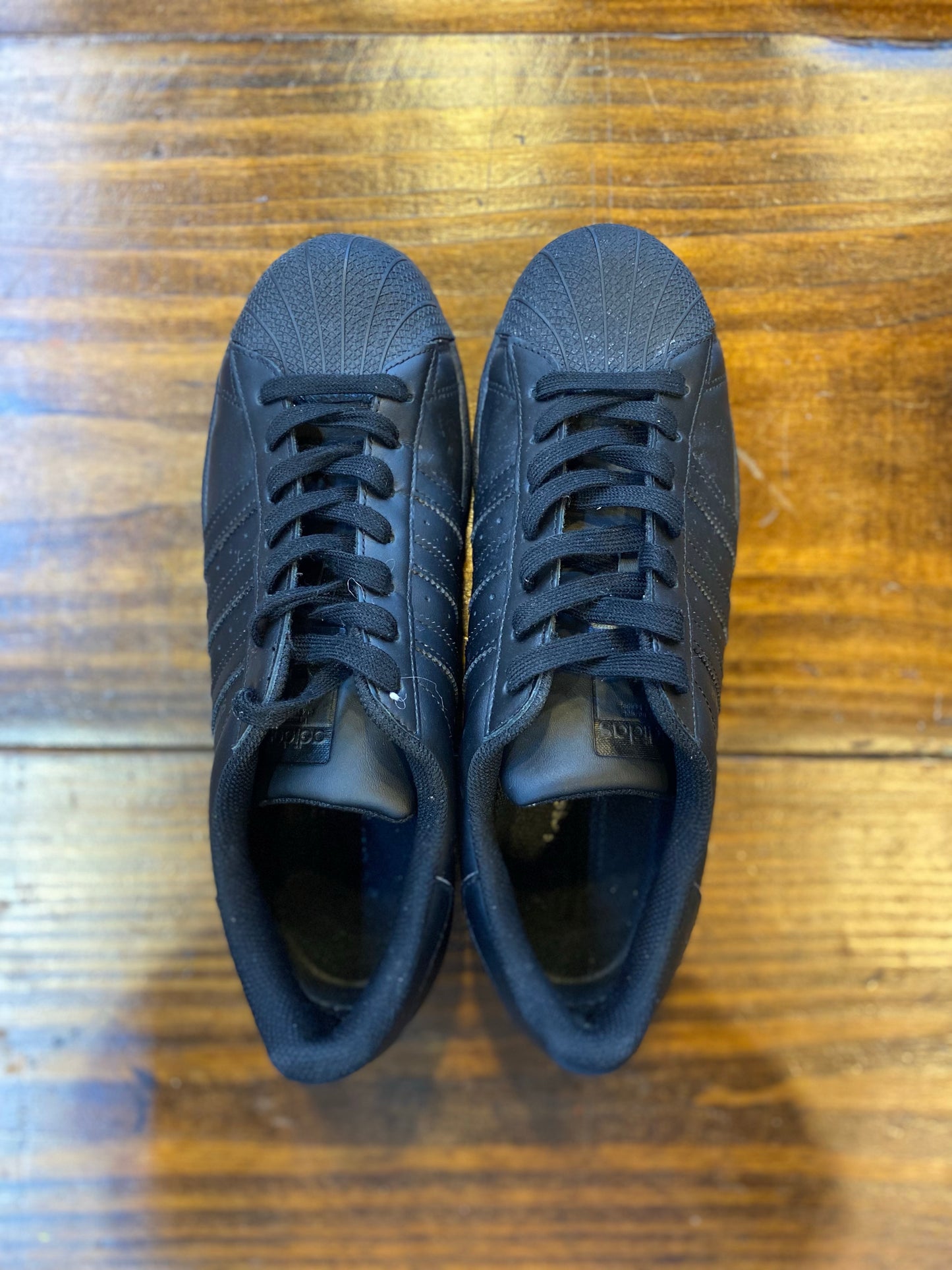 adidas Superstar All Black PRE-OWNED