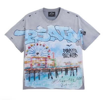 Forever Situated | Ferris Wheel Grey Tee