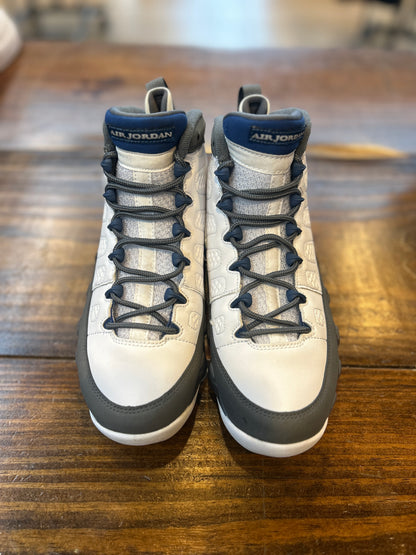 Jordan 9 Retro Flint Grey French Blue (2026) (GS) PRE-OWNED