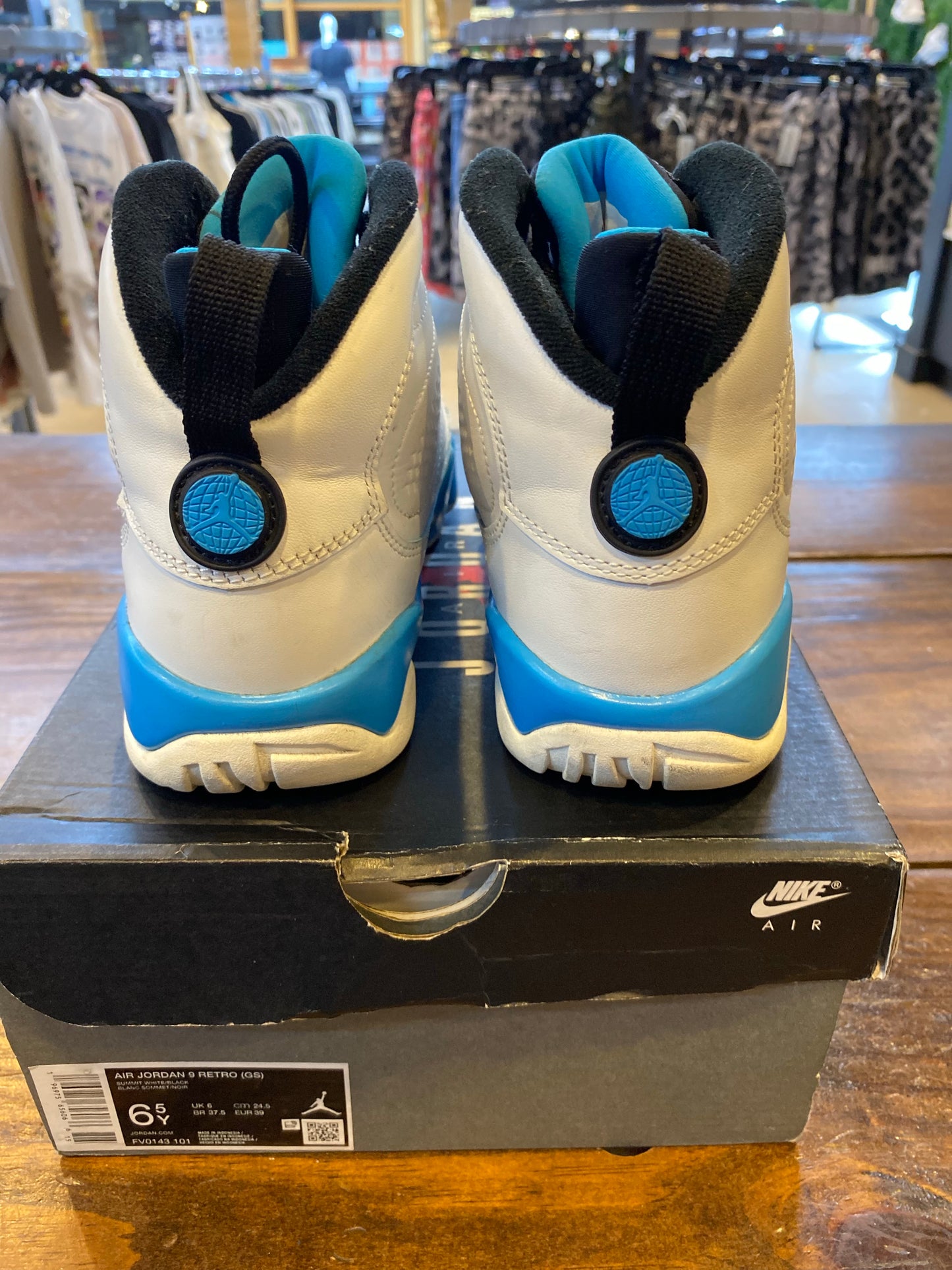 Jordan 9 Retro Powder Blue (2024) (GS) PRE-OWNED