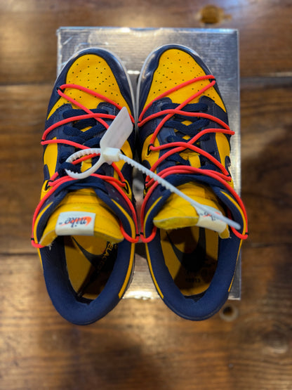 Nike Dunk Low Off-White University Gold PRE-OWNED