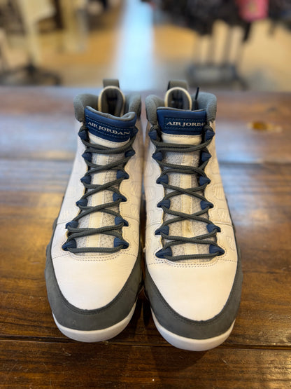 Jordan 9 Retro Flint Grey French Blue (2026) PRE-OWNED
