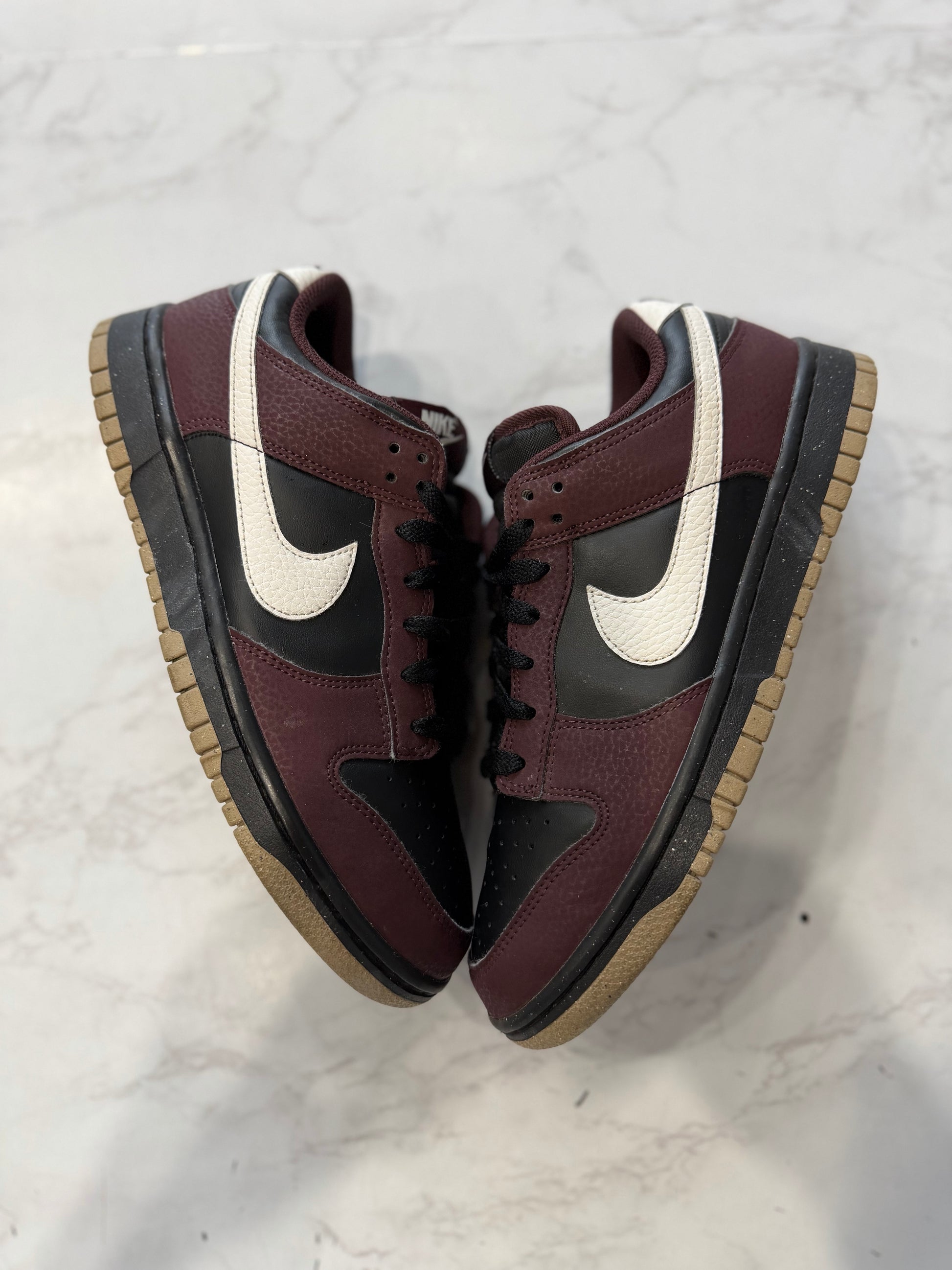Nike Dunk Low Next Nature Burgundy Crush Black (Women's) PRE-OWNED