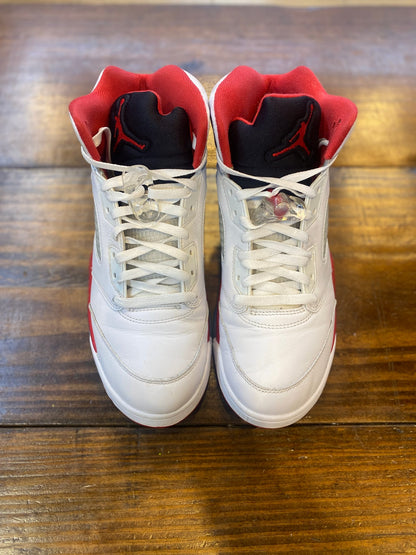 Jordan 5 Retro Fire Red Black Tongue (2025) PRE-OWNED
