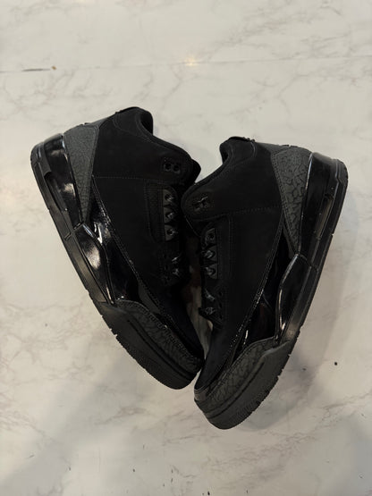 Jordan 3 Retro Black Cat (2025) PRE-OWNED