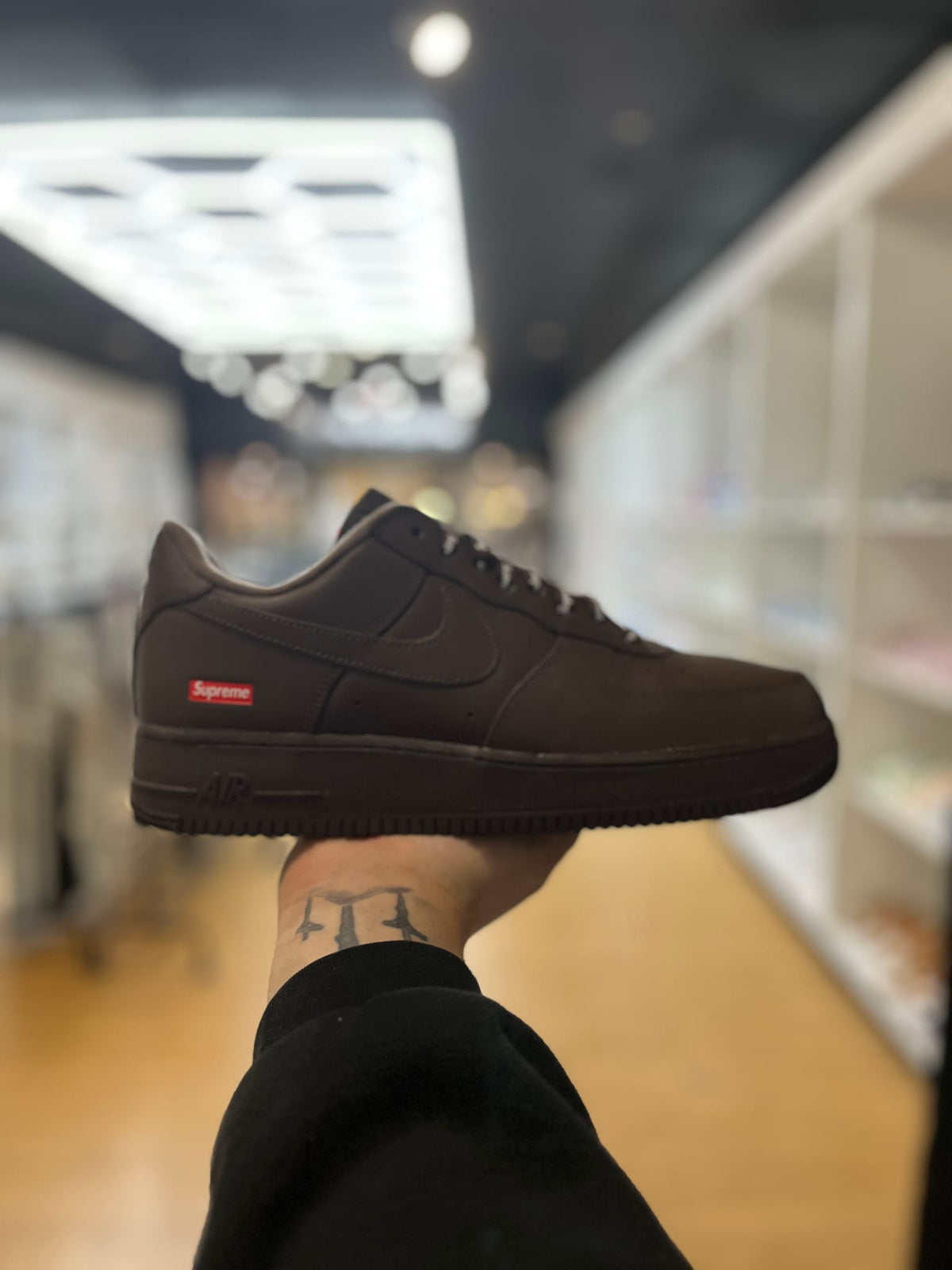 Nike Air Force 1 Low Supreme Baroque Brown PRE-OWNED