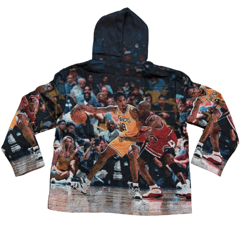 Kobe Vs MJ Tapestry Hoodie