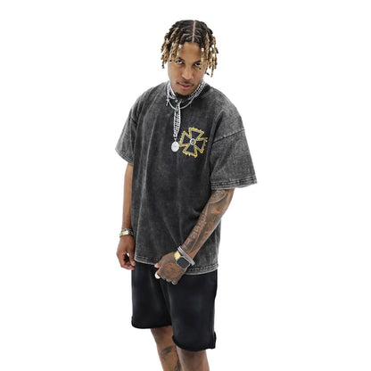 Heights Chopper Acid Wash Tee