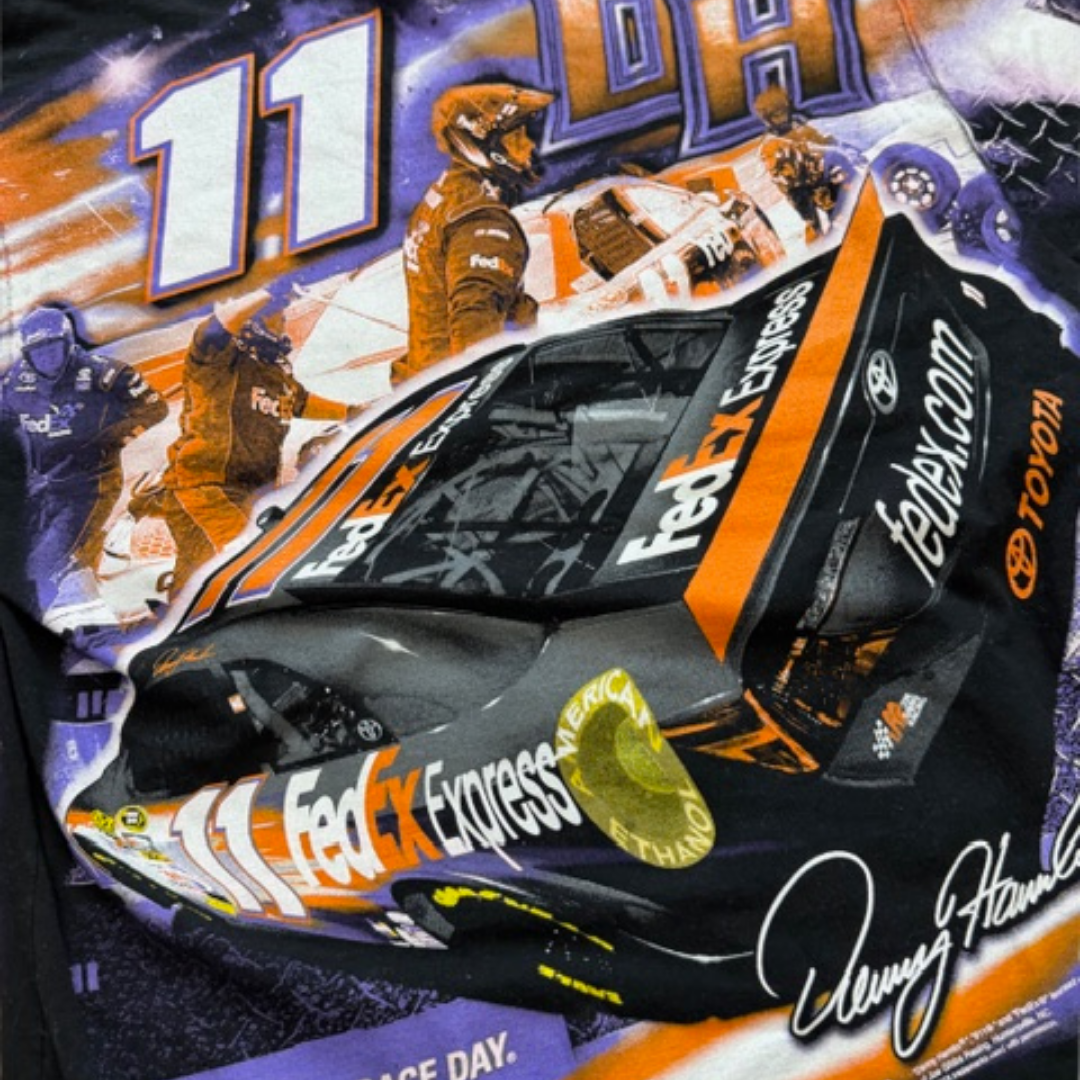 Chase Denny Hamlin NASCAR Vortech Speed Fedex Tee (PRE-OWNED)