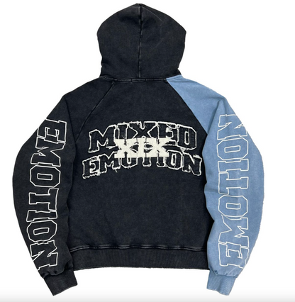Blue “Split Decision” Hoodie