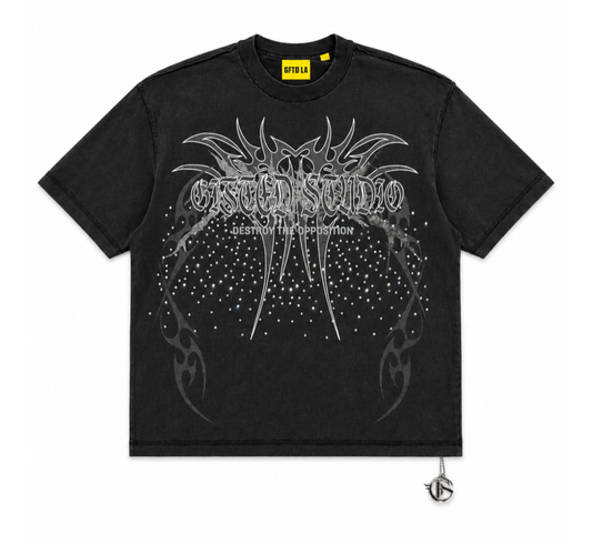 GFTD DESTROY BLK TEE
