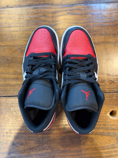 Jordan 1 Low Bred Toe 2.0 PRE-OWNED