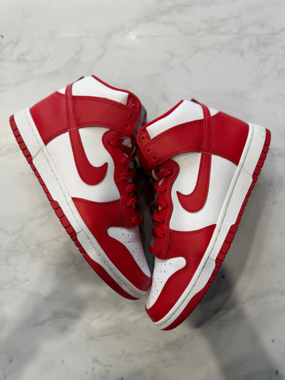 Nike Dunk High Championship White Red PRE-OWNED
