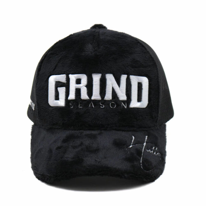 YBE Grind Season Fur Hat BLK