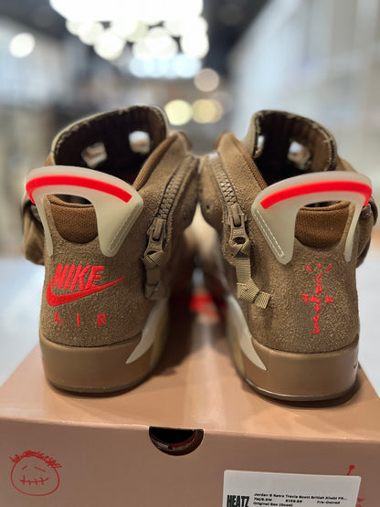 Jordan 6 Retro Travis Scott British Khaki PRE-OWNED