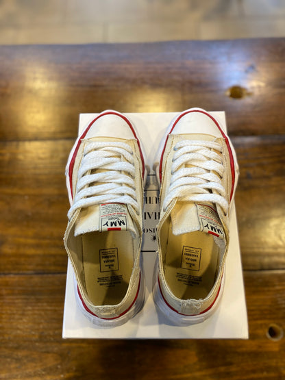 Maison Mihara Yasuhiro Peterson OG Sole Canvas Low Natural PRE-OWNED