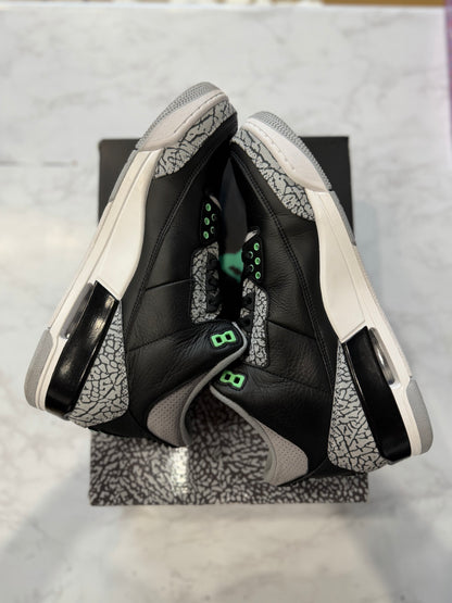 Jordan 3 Retro Green Glow PRE-OWNED