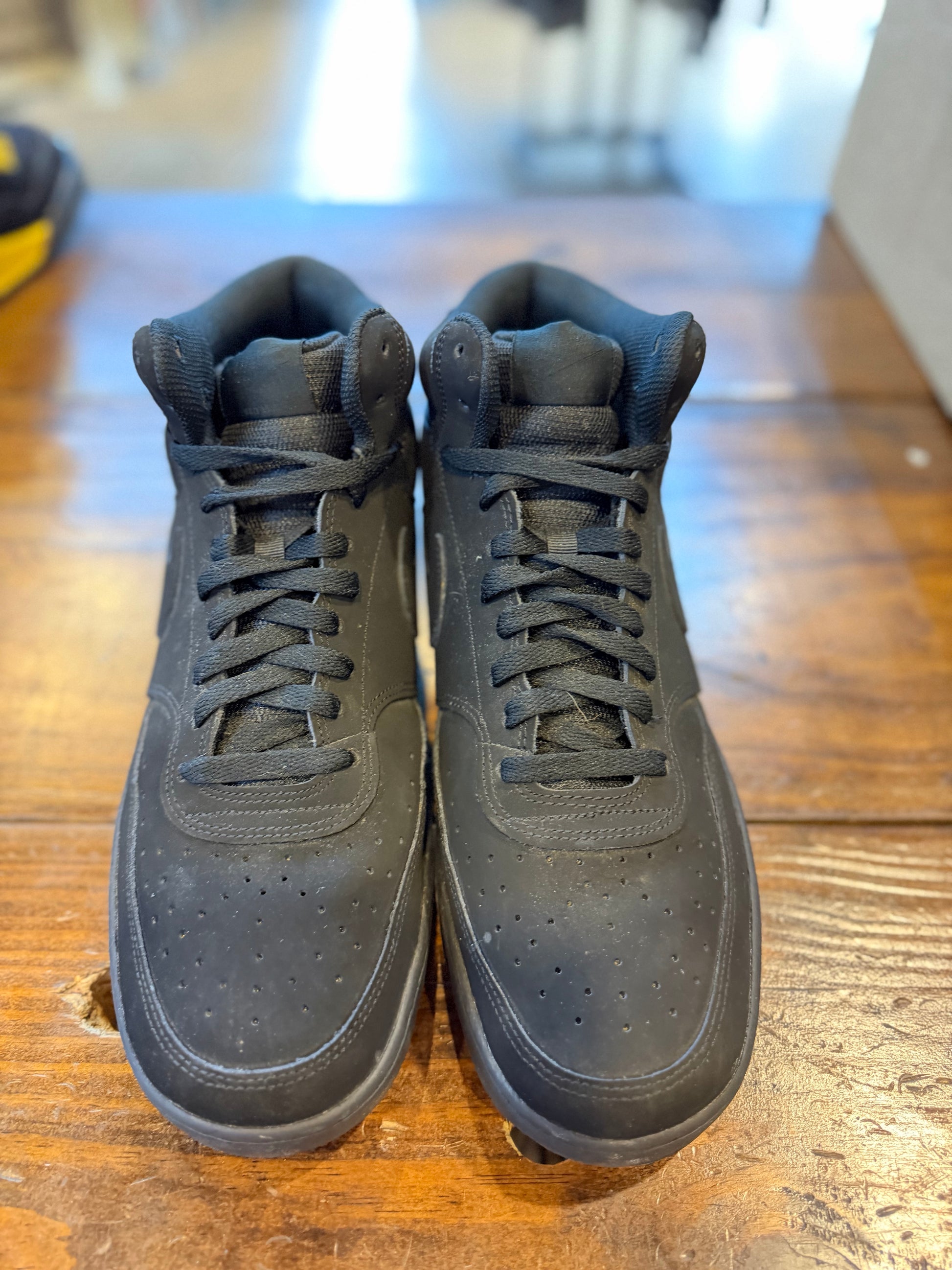 Nike Court Vision Mid Black PRE-OWNED