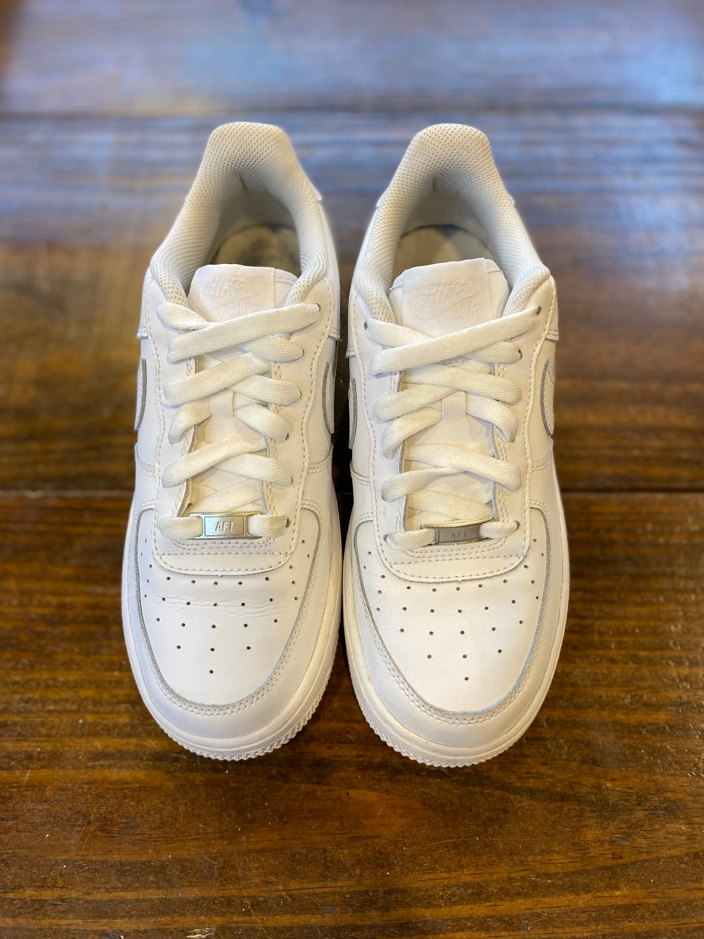 Nike Air Force 1 Low LE Triple White (GS) PRE-OWNED