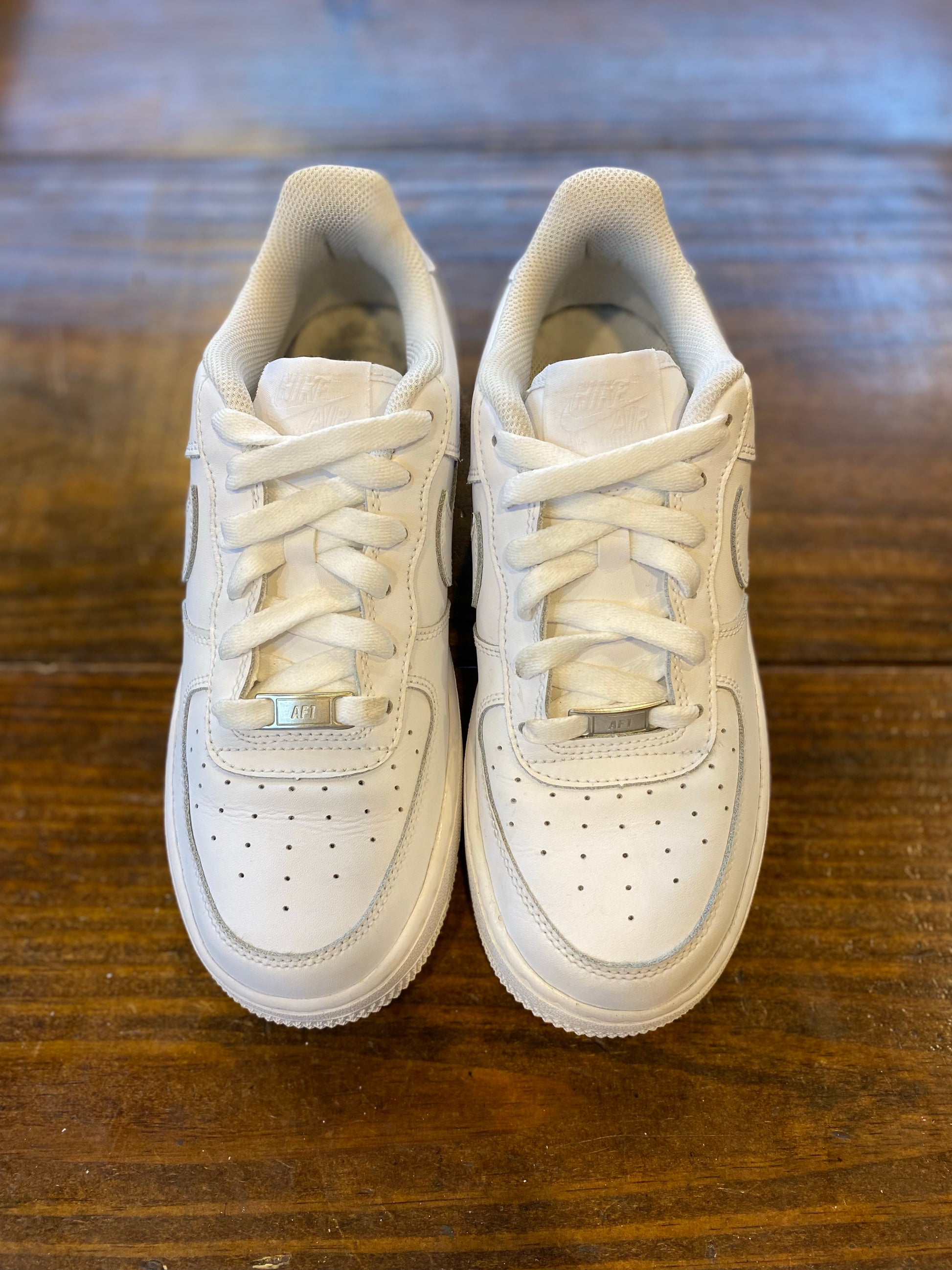 Nike Air Force 1 Low LE Triple White (GS) PRE-OWNED