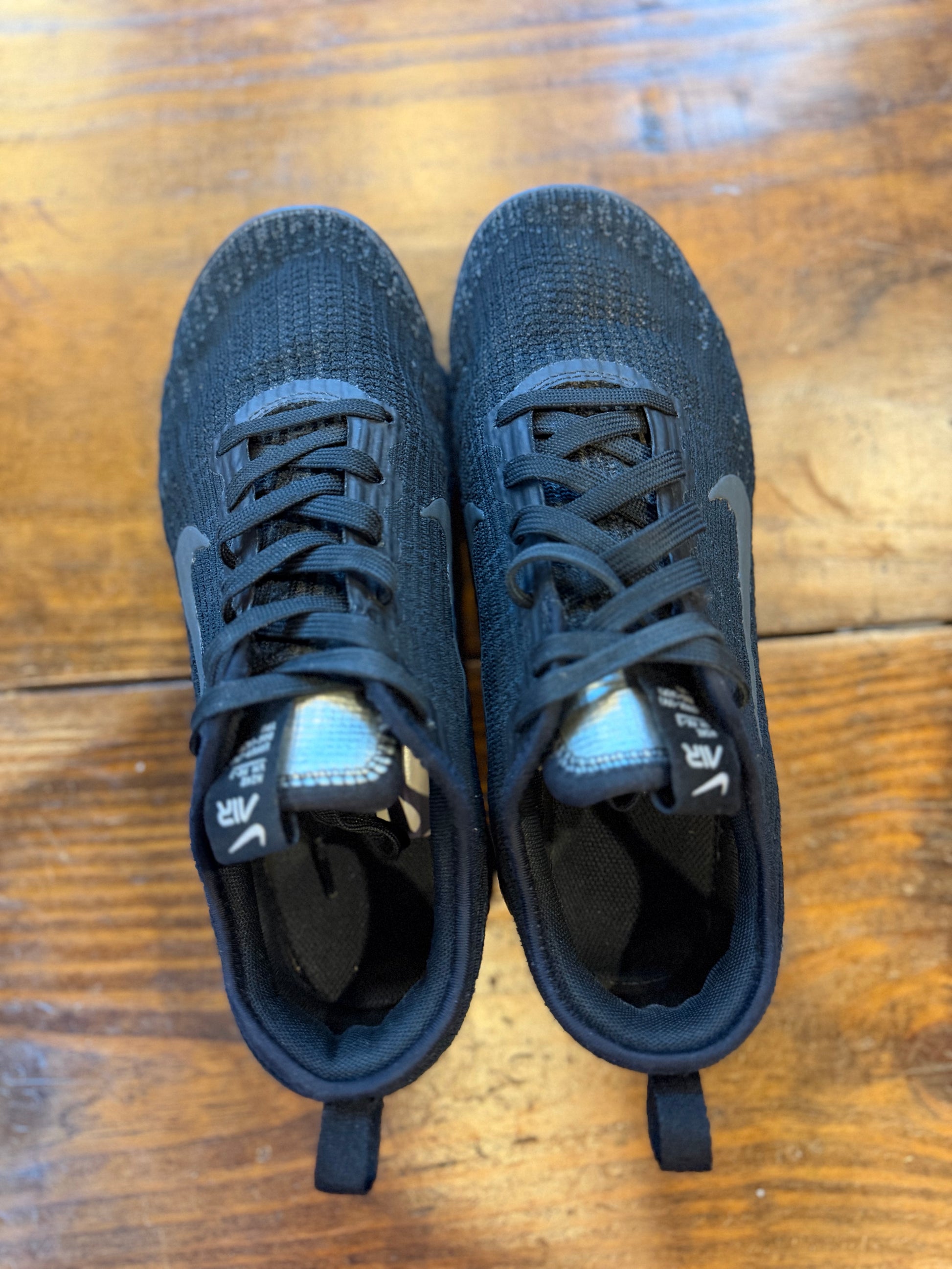 Nike Air VaporMax Flyknit 3 Black (GS) PRE-OWNED