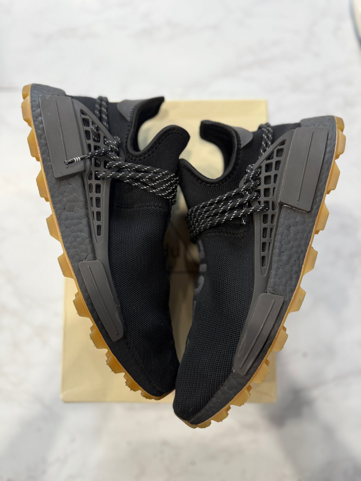 adidas NMD Hu Trail Pharrell Now Is Her Time Black PRE-OWNED