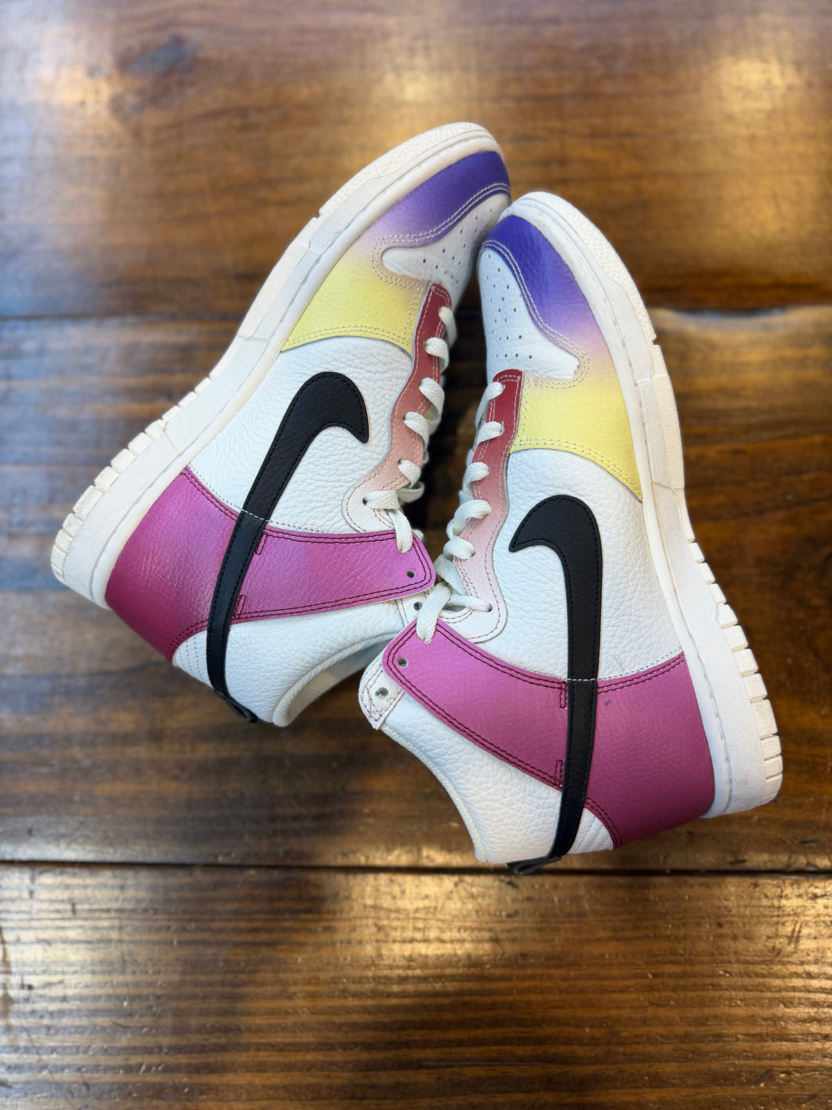 Nike Dunk High Multi-Color Gradient (Women's) PRE-OWNED