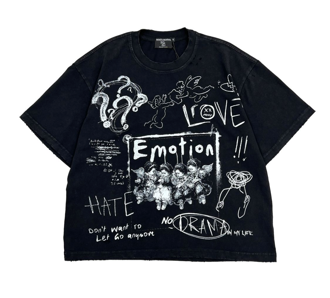 Black “Chaos” Tee