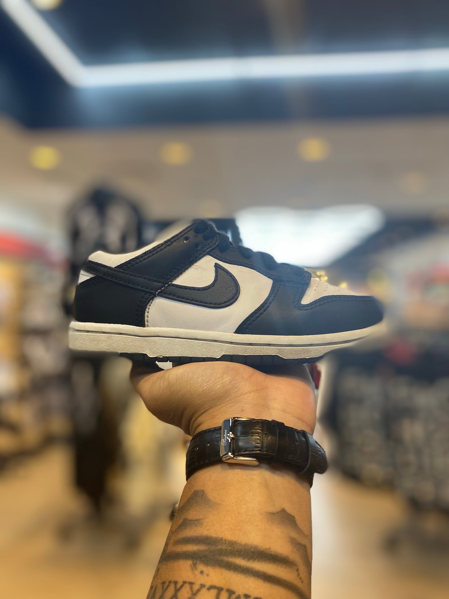 Nike Dunk Low Retro White Black Panda (PS) PRE-OWNED