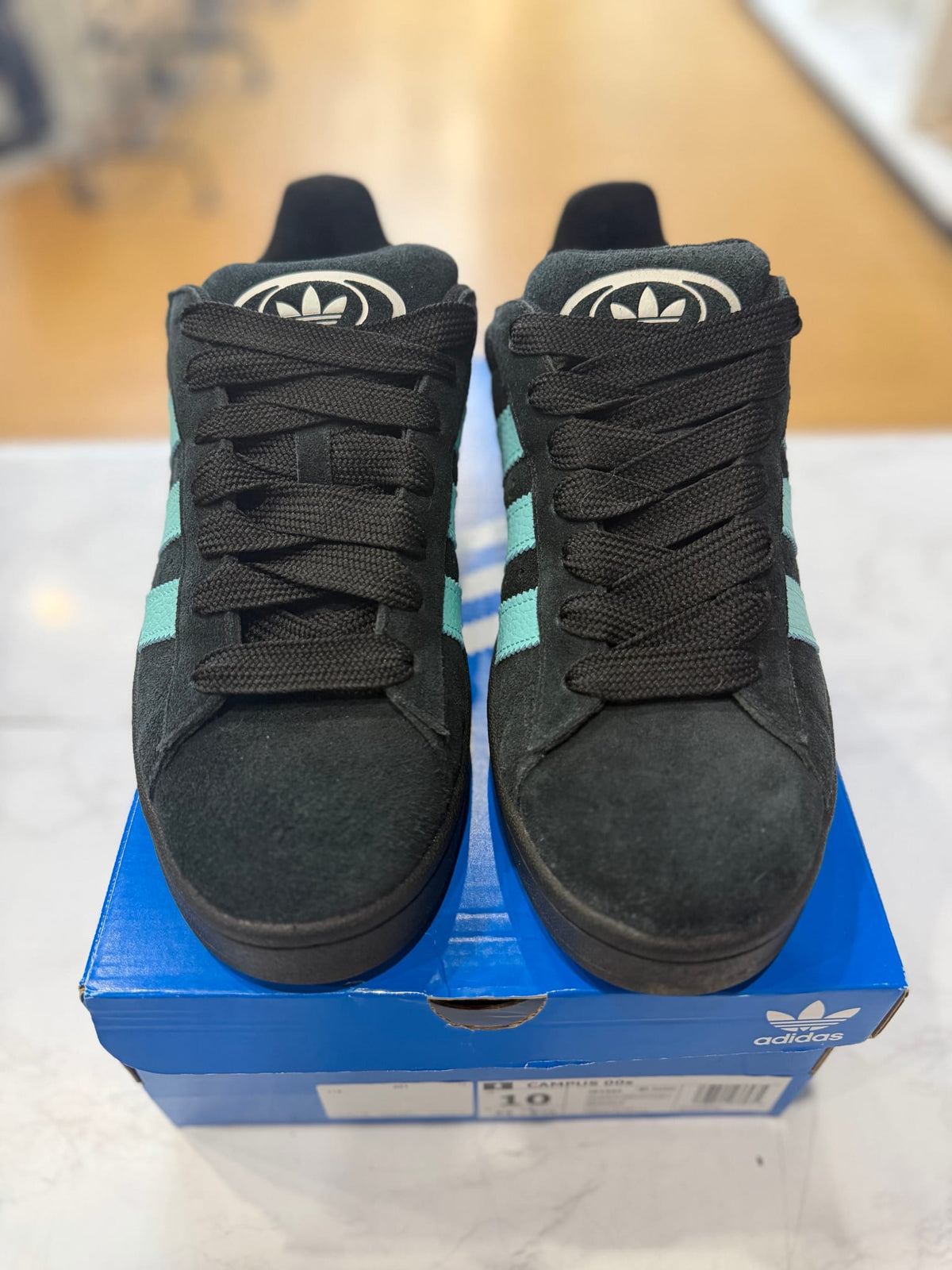 adidas Campus 00s Black Flash Aqua White PRE-OWNED