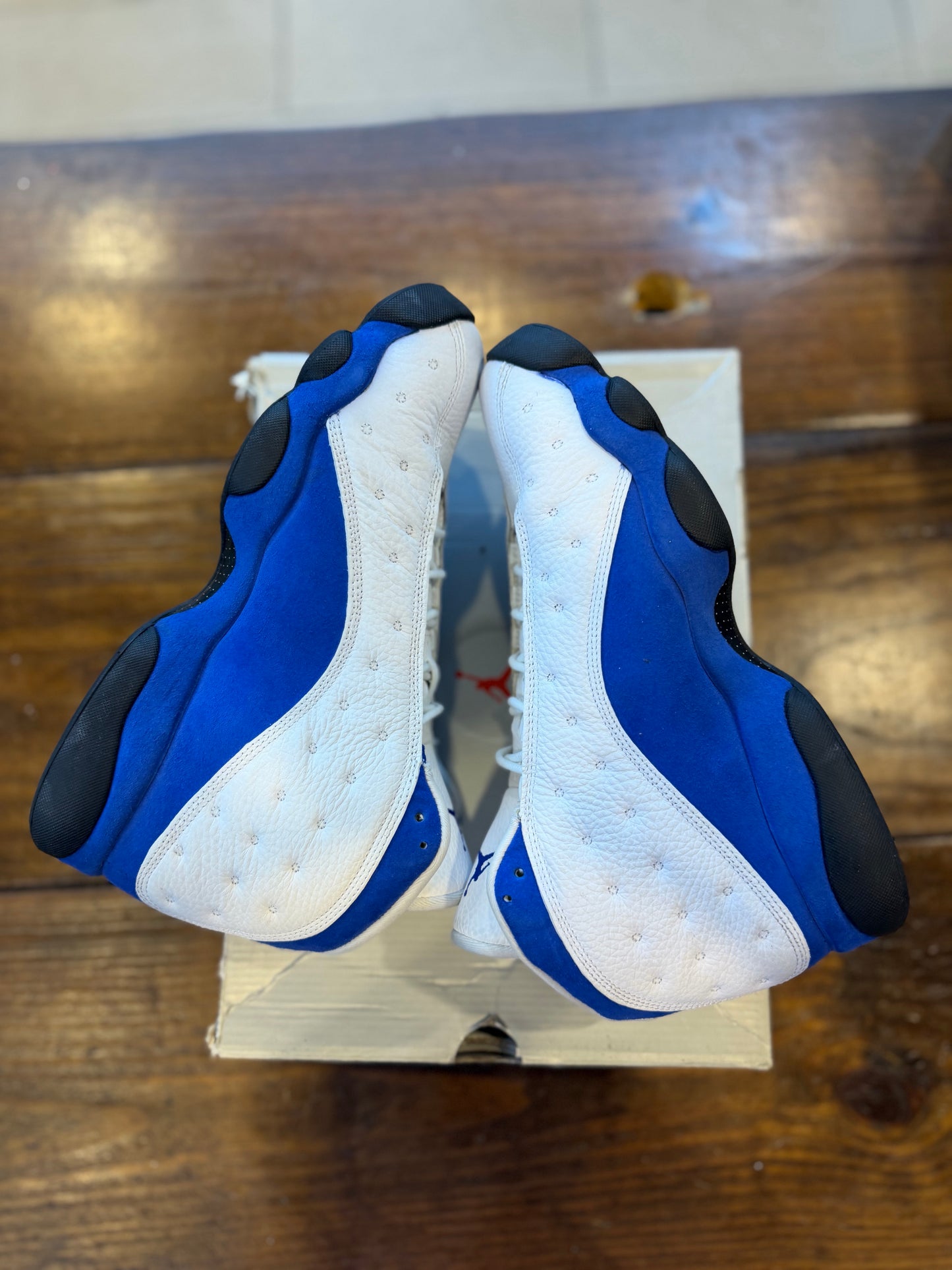 Jordan 13 Retro White Hyper Royal Black PRE-OWNED