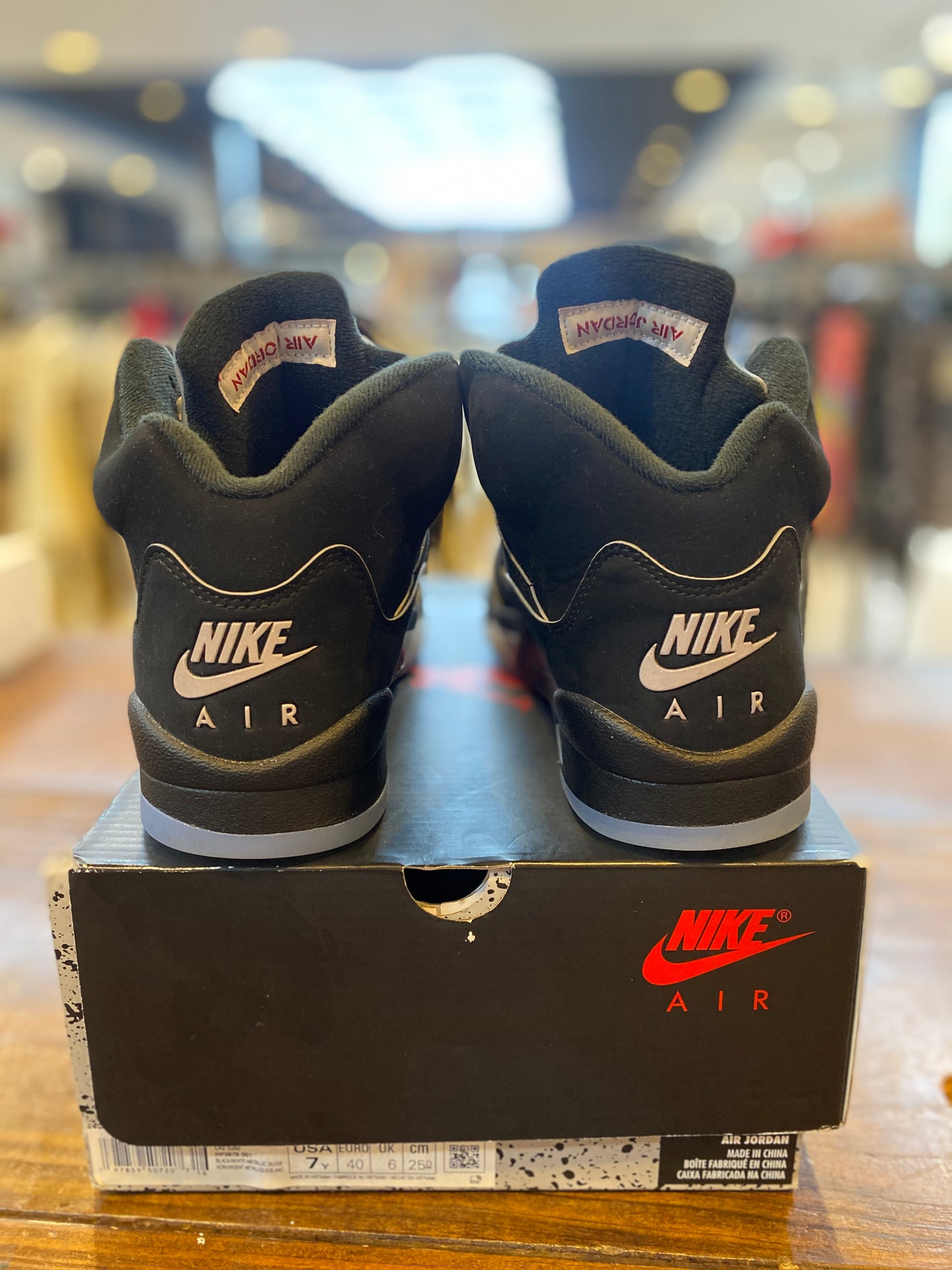 Jordan 5 Retro OG Black Metallic Reimagined (GS) - PRE-OWNED