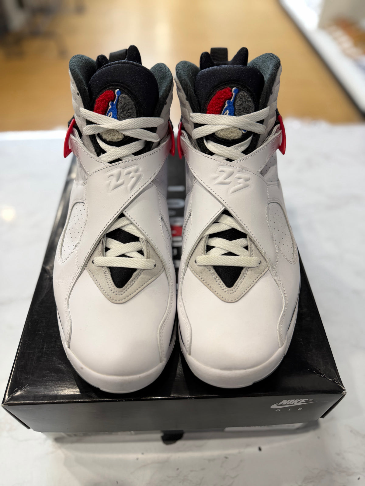 Jordan 8 Retro White True Red (2025) PRE-OWNED